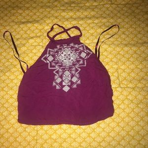 Gently used hollister crop top